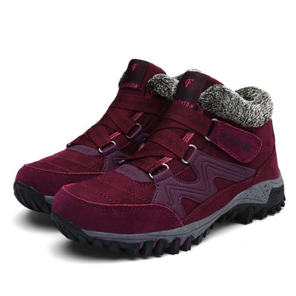 Chaussures en coton velouté pour femmes, chaudes et extérieures - Snow Plus