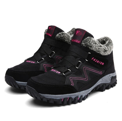 Chaussures en coton velouté pour femmes, chaudes et extérieures - Snow Plus