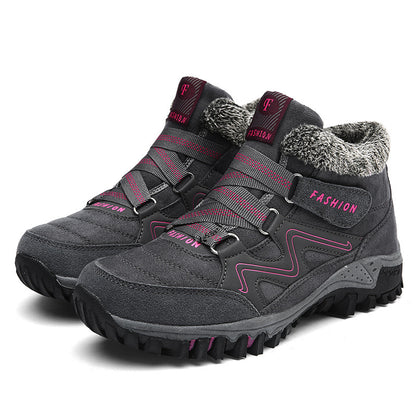 Chaussures en coton velouté pour femmes, chaudes et extérieures - Snow Plus